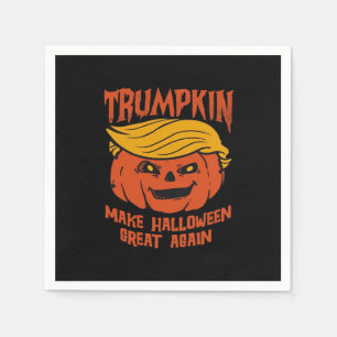 Trumpkin Halloween - Make Halloween Great Again Cl Napkin