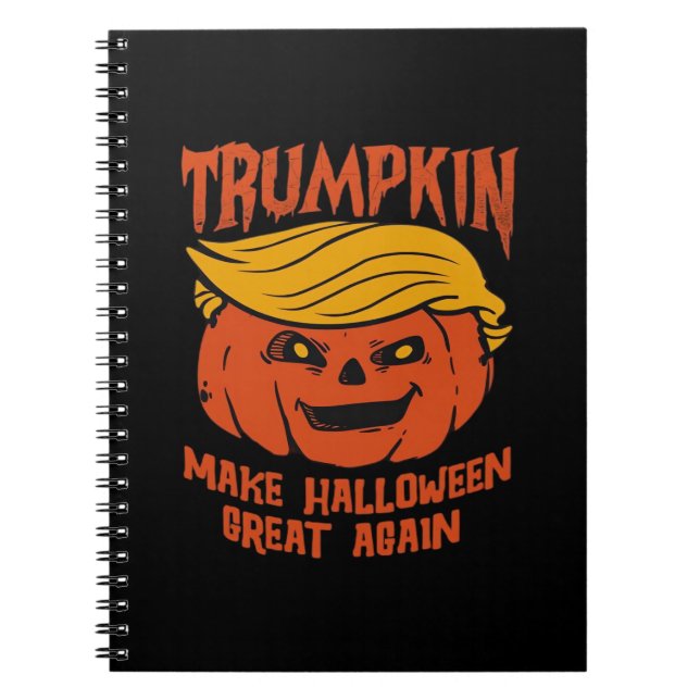 Trumpkin Halloween - Make Halloween Great Again Cl Notebook (Front)