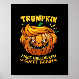Trumpkin Halloween - Make Halloween Great Again Cl Poster