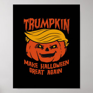 Trumpkin Halloween - Make Halloween Great Again Cl Poster