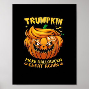 Trumpkin Halloween - Make Halloween Great Again Cl Poster