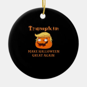 Trumpkin Halloween – Make Halloween Great Again Pu Ceramic Tree Decoration