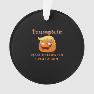 Trumpkin Halloween – Make Halloween Great Again Pu Ornament