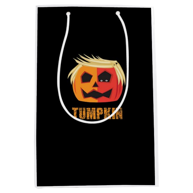 Trumpkin Halloween  Medium Gift Bag (Front)