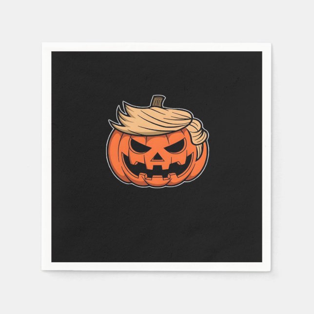 Trumpkin Halloween  Napkin (Front)