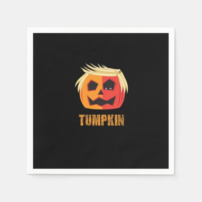 Trumpkin Halloween  Napkin (Front)