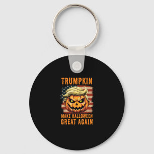 Trumpkin Halloween Pumpkin Make Halloween Great Ag Key Ring