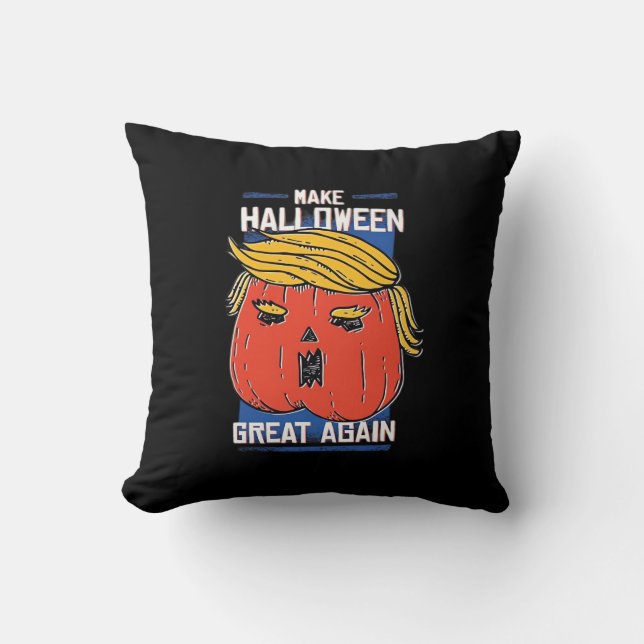 Trumpkin Halloween Pupmkin Classic Cushion (Front)