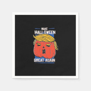 Trumpkin Halloween Pupmkin Classic Napkin