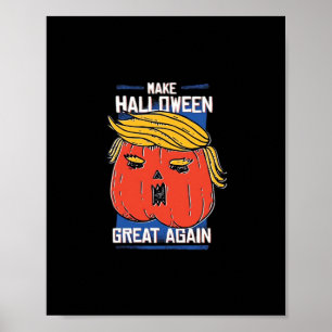 Trumpkin Halloween Pupmkin Classic Poster