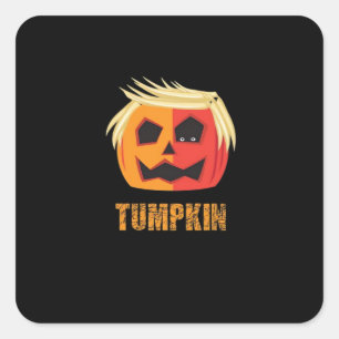 Trumpkin Halloween  Square Sticker