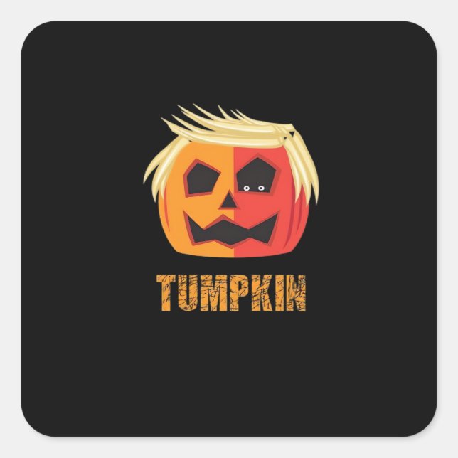 Trumpkin Halloween  Square Sticker (Front)