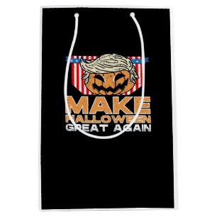 Trumpkin Halloween Vintage Political Funny Medium Gift Bag