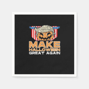 Trumpkin Halloween Vintage Political Funny Napkin