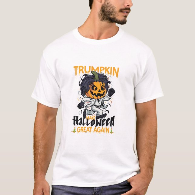 Trumpkin Hallowen Costume Tee (Front)