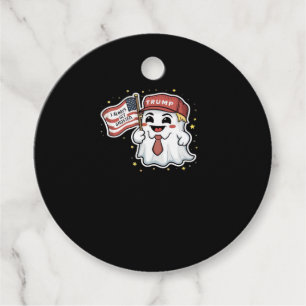 Trumpkin, I Always Get Ghosted, Halloween, Spooky, Favour Tags