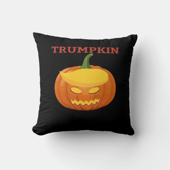 Trumpkin Jack-O-Lantern Classic Cushion (Front)