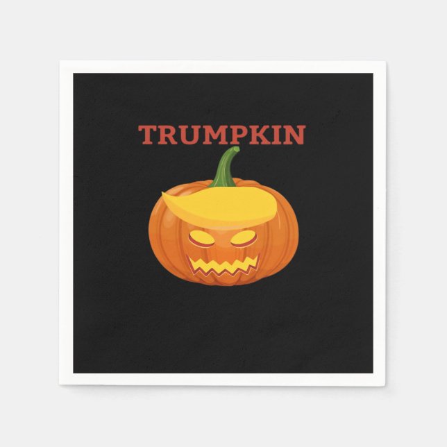 Trumpkin Jack-O-Lantern Classic Napkin (Front)
