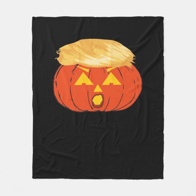 Trumpkin Jack O'Lantern Fleece Blanket (Front)