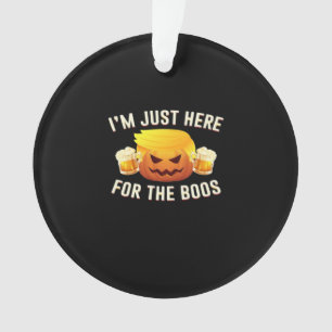 Trumpkin Just For The Boos Halloween Costume Ornament