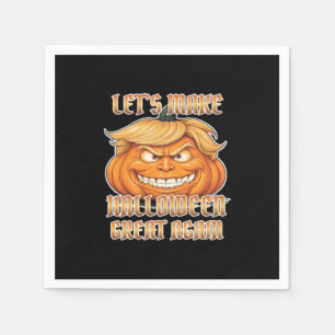 Trumpkin Let's Make Halloween Great Again Classic  Napkin