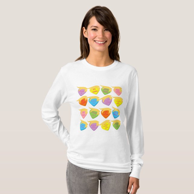 Trumpkin Lovin' Long Sleeved Women's Tshirt (Front Full)