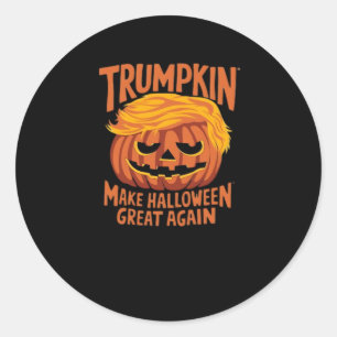Trumpkin Make America Halloween Great Again Classi Classic Round Sticker