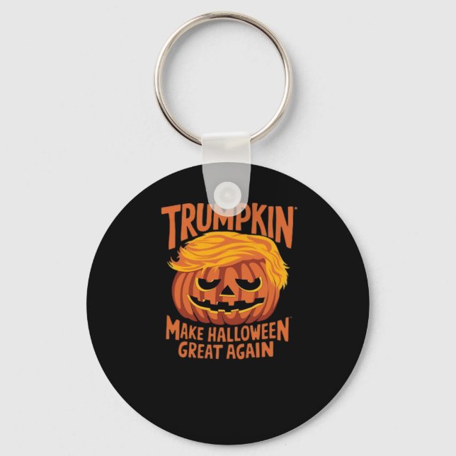 Trumpkin Make America Halloween Great Again Classi Key Ring (Front)