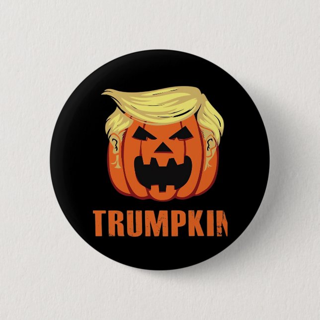 Trumpkin Make Halloween 6 Cm Round Badge (Front)