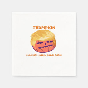 Trumpkin, Make Halloween Great Again And Again  Napkin