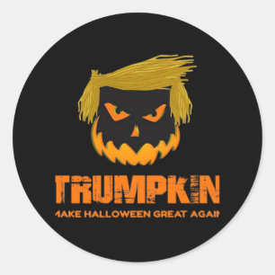 Trumpkin, Make Halloween Great Again Classic Classic Round Sticker
