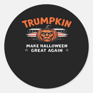 Trumpkin Make Halloween Great Again Classic Classic Round Sticker