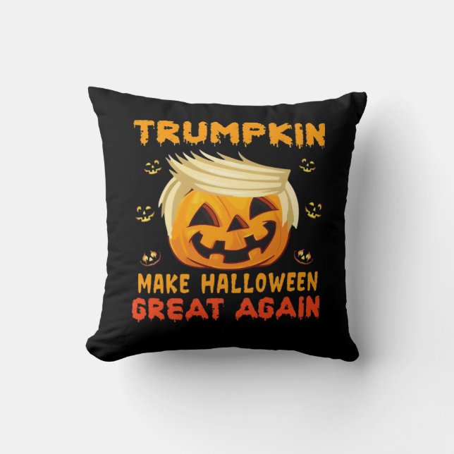 Trumpkin - Make Halloween Great Again Classic Cushion (Front)