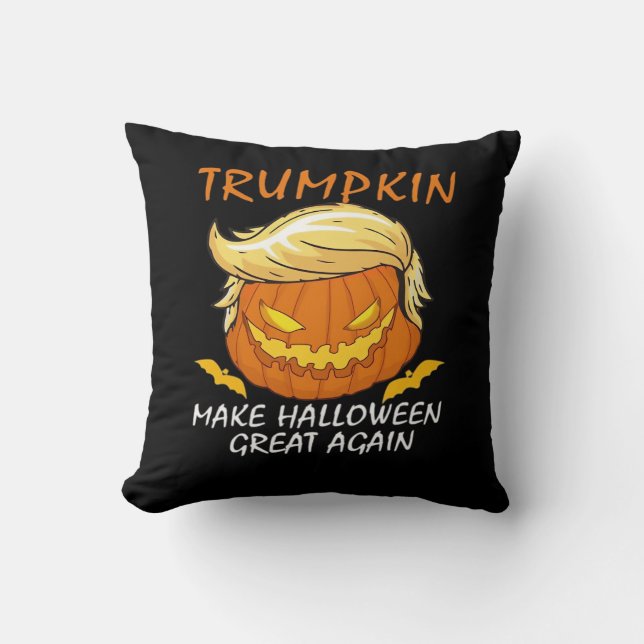 Trumpkin Make Halloween Great Again Classic – Funn Cushion (Front)