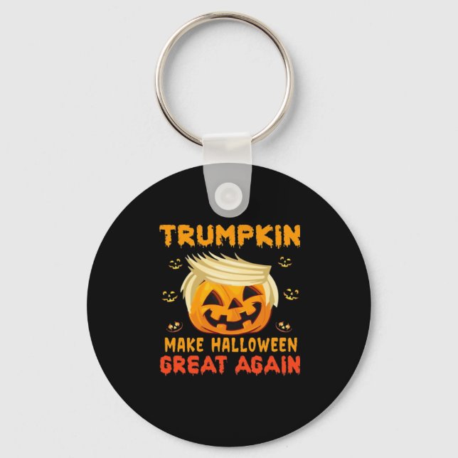 Trumpkin - Make Halloween Great Again Classic Key Ring (Front)