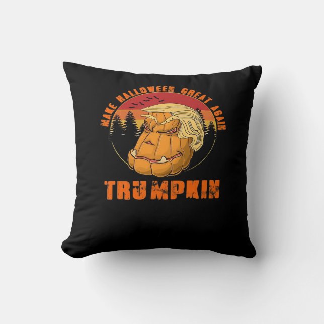 Trumpkin Make Halloween Great Again Classic – Paro Cushion (Front)