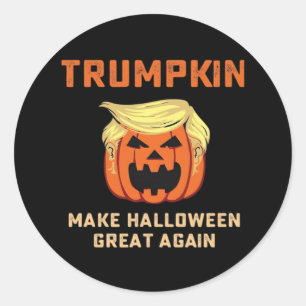 Trumpkin Make Halloween Great Again – Classic Pump Classic Round Sticker
