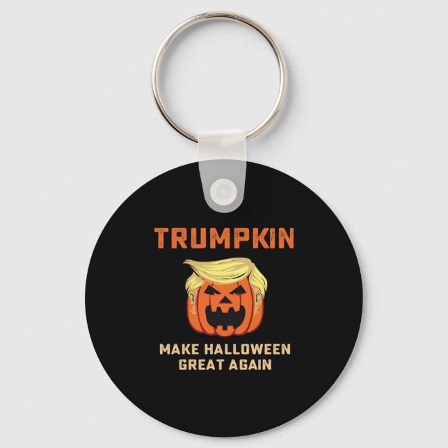 Trumpkin Make Halloween Great Again – Classic Pump Key Ring (Front)