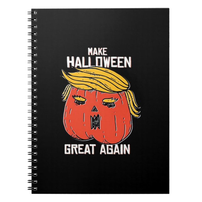 Trumpkin Make Halloween Great Again Classic – Retr Notebook (Front)