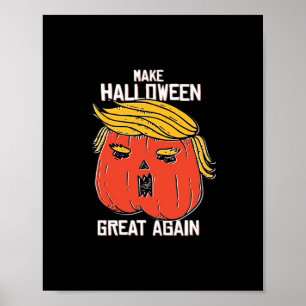 Trumpkin Make Halloween Great Again Classic – Retr Poster