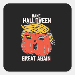 Trumpkin Make Halloween Great Again Classic – Retr Square Sticker