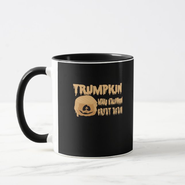 Trumpkin Make Halloween Great Again Classic – Skel Mug (Left)