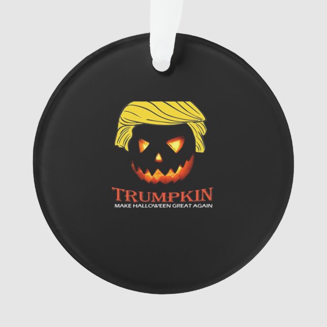 Trumpkin Make Halloween Great Again Classic – Slot Ornament (Front)