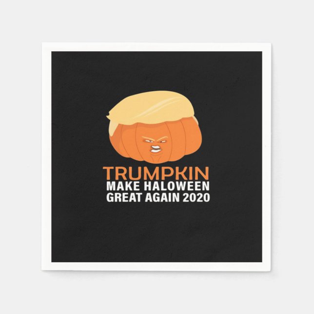Trumpkin Make Halloween Great Again Classic – Spoo Napkin (Front)