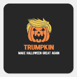Trumpkin Make Halloween Great Again Classic Square Sticker