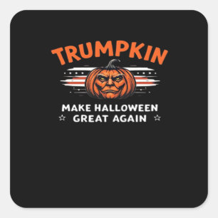 Trumpkin Make Halloween Great Again Classic Square Sticker