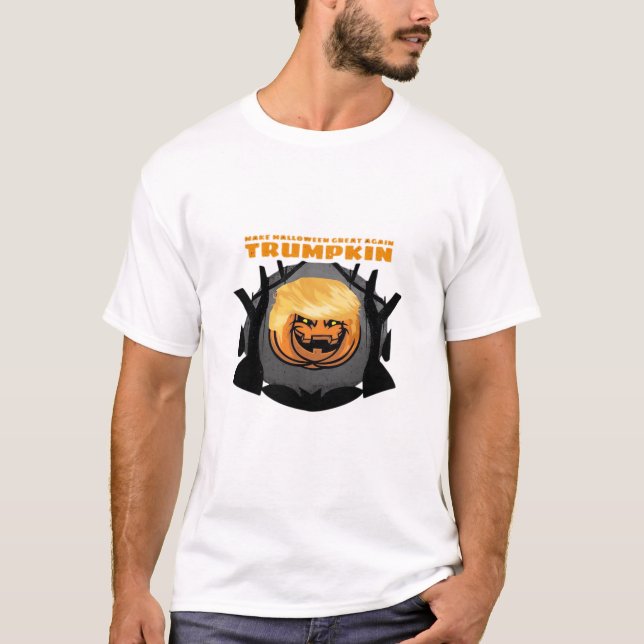 Trumpkin, Make Halloween Great Again Classic T-Shirt (Front)