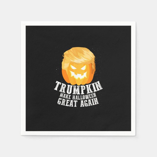 Trumpkin Make Halloween Great Again Costume – Funn Napkin (Front)