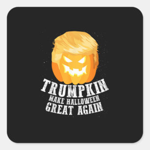Trumpkin Make Halloween Great Again Costume – Funn Square Sticker