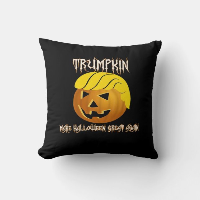 Trumpkin Make Halloween Great Again  Cushion (Front)